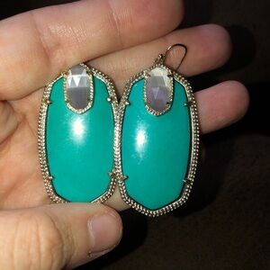 Turquoise / Sea Green Kendra Scott Earrings